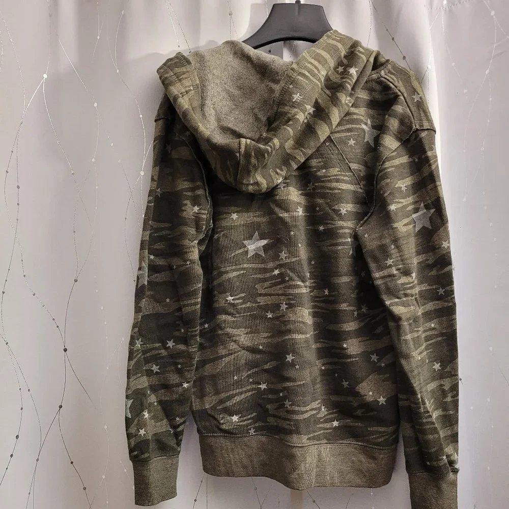 Camouflage Sweatshirt with side zipper detail - Picture 2 of 4